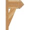 Ekena Millwork Traditional Arts & Crafts Rough Sawn Outlooker, Western Red Cedar, 8"W x 14"D x 22"H OUT08X14X22TRA03RWR - alternate 3